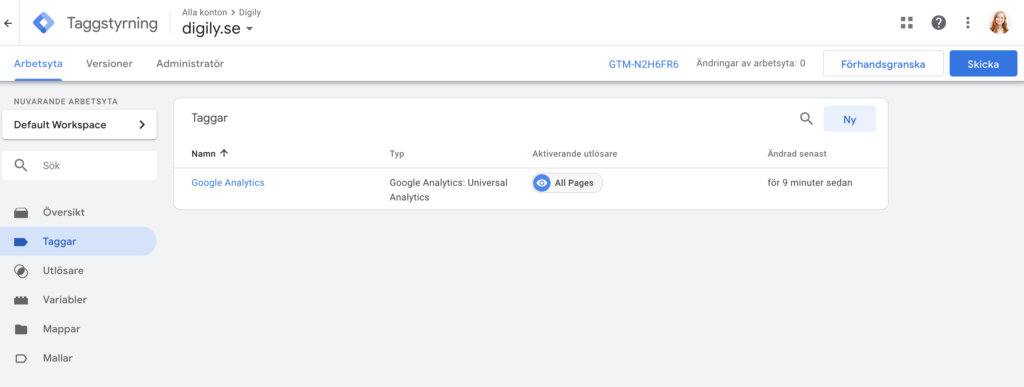 google tag manager google analytics